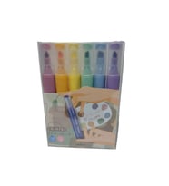 Fosforlu Kalem (İşaret Kalemi) Kalem Tipi Chosch 6 Renk Blister Cs-H763