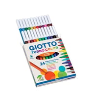 Giotto Keçeli Boya Kalemi Turbo Color 24 Renk Keçeli Boya Kalemi (Karışık)