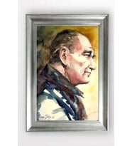 Gümüş Çerçeveli Atatürk Tablo a393