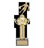 ODAK KUPA - Figürlü Kupalar - Basketbol Kadın Figürlü Kupalar FG-048 C - 38 cm