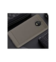 Lenovo Moto E4 Plus Uyumlu Kılıf Zore Room Silikon Kapak (Gri)