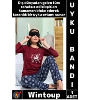 #UykuBandı Işık Geçirmez Konfor Yumuşak Hafif Lastikli Gece Seyahat Dinlenme Uyku Bandı Göz Maskesi