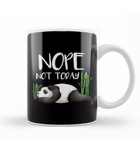 Cute & Funny Nope Not Today Lazy Panda SleepyCute & Funny Nope Not Today Lazy Panda SleepyAdorable Nope Not Today Lazy Panda Kupa Bardak Porselen