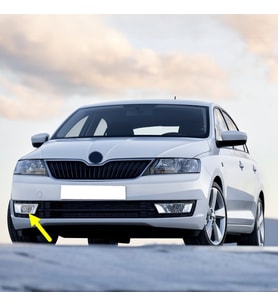 Skoda Rapid 2013-2016 Ön Sağ Sis Farı Krom Tip 5JA941702