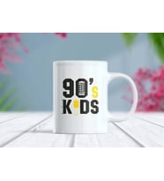90's Kids Coilover Süspansiyon Tasarımlı Modifiye Kupa Bardak (Beyaz)
