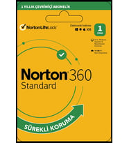 Norton 360 Standart 1 Cihaz / 1 Yıl Dijital Lisans + 10 GB Bulut Yedek