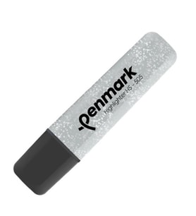 Penmark Metalik Simli Fosforlu Kalem Gümüş