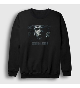 Presmono Unisex Siyah Abrahadabra Dimmu Borgir Sweatshirt 141827tt