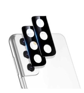 Samsung Galaxy S21 FE 3D Kamera Lens Koruma Camı (Siyah)