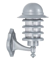 AVONNI BAP-68135-GR Beyaz Boyalı Dış Mekan Aydınlatma E27 Aluminyum Polikarbon Cam 22cm