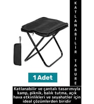Premium Seyahat Kamp Piknik Balık Outdoor Dayanıklı Gövde Hafif Çanta Boy Katlanabilir Çanta Tabure (Çok Renkli)