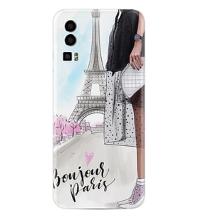 General Mobile Gm 23 Kılıf Resimli Desenli Baskılı Silikon Bonjour Paris 1419