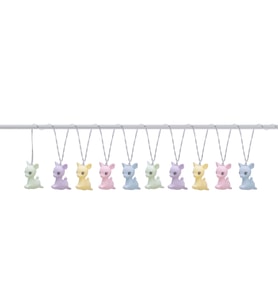 Dhink Deer String Ledli Zincir Gece Lambası (Lila - Pembe)