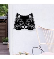 KEDİ TEMALI MDF LAZER KESİM TABLO MODERN