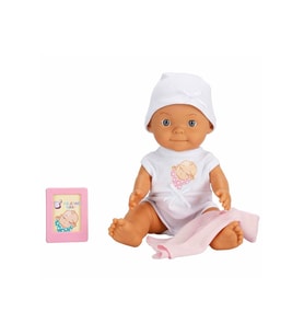 Bebelou Sesli Hoş Geldin Bebeği 30 cm – Battaniyeli Pilli Oyuncak Bebek (Çok Renkli)
