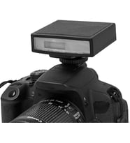 Universal Mini Kamera Flaş Fotoğraf Işığı – Hot Shoe Dome Flaş, Şarj Edilebilir 1200mAh Pil ile Fotoğrafçılık Aydınlatması QU-12