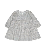 Civil Baby Çiçek Baskılı 6-18 Ay Elbise - Mavi 18-24 Ay