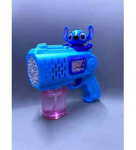 Karakterli Köpük Tabancası Büyük Boy Mega Işıklı Pilli Otomatik Baloncuk Makinesi Bubble Gun Sürekli Baloncuk Çıkar