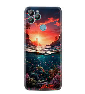 GM22 Kılıf HD Resim Baskılı Okyanus StKd -067
