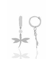 Söğütlü Silver Gümüş rodyumlu zirkon taşlı yusufçuk küpe