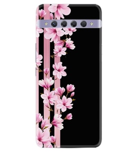 Tcl 10 Plus Kılıf Excode Desenli Silikon Kılıf Excode Pink Flowers 3 1393