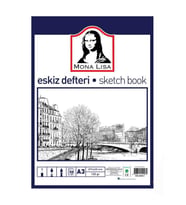 Eskiz Defteri A-3 Dokulu Kağıt Kara Kalem Çalışma Defteri 50 Yaprak 120 gr 29,7x42 cm 1 Paket Südor