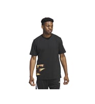 adidas Trae Fndn Tee Erkek Basketbol Tişörtü IW7847 Siyah