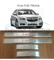 Chevrolet Cruze Kapı Eşiği Kromu Nikelajı