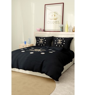 Marcalanya Çift Kişilik Nevresim Takımı Pamuklu Saten Kumaş 6 Parça 3D Dijital Baskı Duvet Cover Set Model.