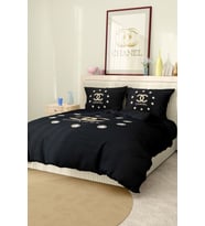 Marcalanya Çift Kişilik Nevresim Takımı Pamuklu Saten Kumaş 6 Parça 3D Dijital Baskı Duvet Cover Set Model.