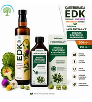 ÇareBurada EDK Sirke 500 ml & Holistrakt Enginar, Deve Dikeni, Karahindiba 250 ml Ekstrakt Enginar