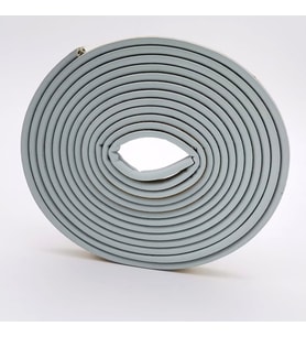 Contacall Bondit Çift Sarım Kauçuk Kapı ve Pencere İzolasyon Bandı Fitili 25X2- 50 Metre Gri