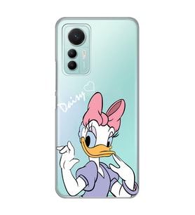 Xiaomi Mi 12 Lite Uyumlu Ördek Desenli Şeffaf Telefon Kılıfı