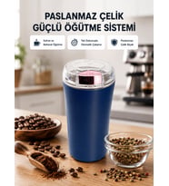 Paslanmaz Çelik Kahve ve Baharat Öğütücü – Otomatik Mekanizma