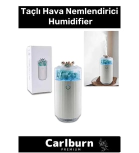 Özel Üretim Sessiz Su Hazneli Koku Eklenebilir Pratik Taşınabilir Taçlı Hava Nemlendirici