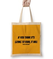 Clint Eastwood Quotes Gift - Vintage Retro Rainbow Style Bez Çanta Uzun Saplı
