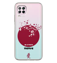 Huawei Sakura Strong Tasarımlı Şeffaf Telefon Kılıfı