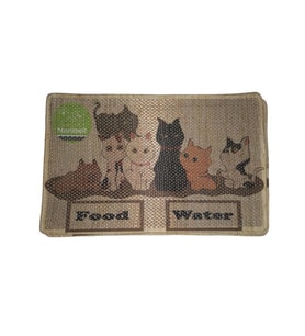 Nanbell Jüt Halı Kedi Tırmalama 70X43 cm Desenli No:11