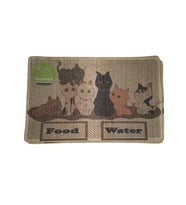 Nanbell Jüt Halı Kedi Tırmalama 70X43 cm Desenli No:11