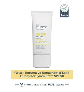 The Purest Solutions Invisible UV Protection Daily Intensive Moisturizer Spf 50+