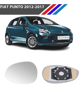 Otozet - Fiat Punto Sağ Dış Ayna Camı Yolcu Tarafı Mekanik Tip 2012-2017