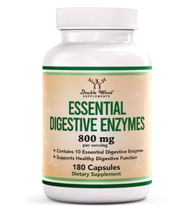 Double Wood Essential Digestive Enzymes (ÖSG ÖZEL SPORCU GIDALARI) 800mg 180 Capsul.39.