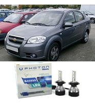 Chevrolet Aveo Led Xenon Uzun + Kısa Far Ampulü H4 Access Yeni Seri Beyaz