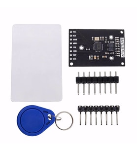 13.56Mhz RFID Okuyucu Modül+Kart+Anahtarlık Mini NFC Manyetik Kart Etiket Okuyucu Personel Takip