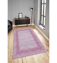 Dijital Baskılı Yıkanabilir Kaymaz Modern Renkli Salon Halısı Mutfak Halısı Yolluk ND-HY-883 (Pembe)