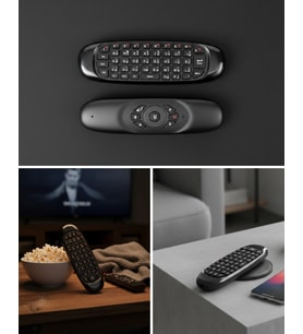 Android TV ve PC Uyumlu Kablosuz Hava Fareli Kumanda