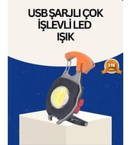 Usb Şarjlı Mini Led Anahtarlık Fener