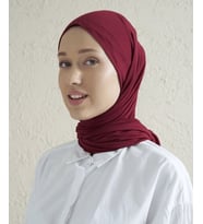 Penye Bordo Şal