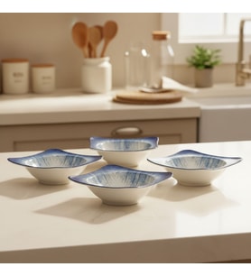 GÜRAL PORSELEN Spinoza 6 Parça 15x15 Cm Bone Kase Takımı - 845