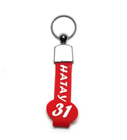 SLİKON SAPLI ŞEHİR PLAKA  ANAHTARLIK-(HATAY31)ANAH113
